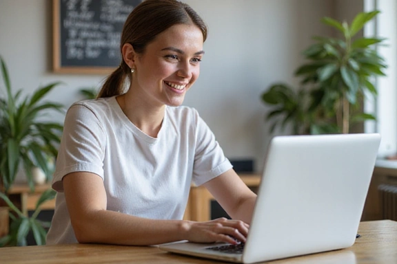 Mujer en videollamada con nutricionista, mostrando una consulta nutricional online