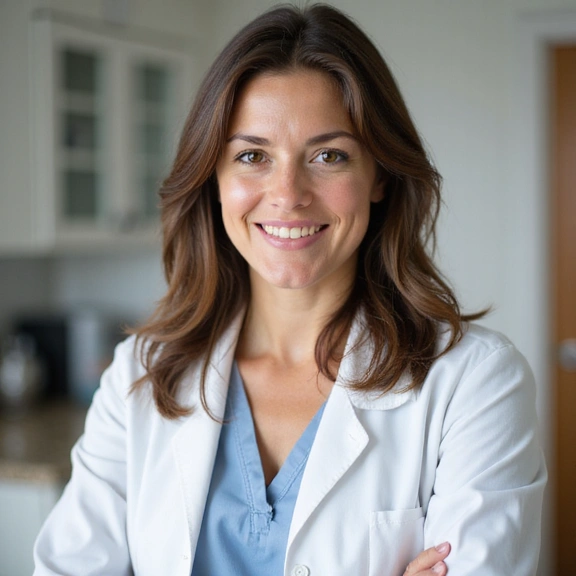 Retrato de la Nutricionista Principal, Dra. Ana Sofía Ramírez